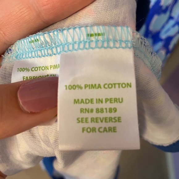 Lilly Pulitzer T-Shirt Dress with Sleeves size xs - Picture 6 of 7